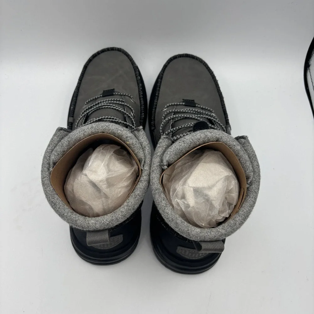 Hey Dude Bradley Classic Tumbled Shoes Mens Size 13 Granite Grey 44327-1VT